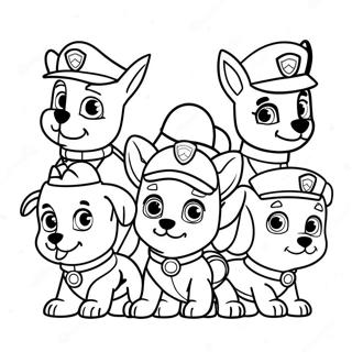 Trang To Mau Nhung Chu Cho Paw Patrol Trong Mu Ong Gia Noel 67251-14712