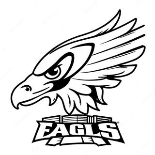 Trang To Mau Logo Philadelphia Eagles 68494-14990