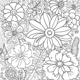 Trang To Mau Hoa Co Dien Retro 71931-15791