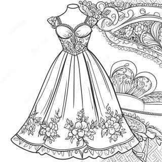 Trang To Mau Vay Co Dien Thanh Lich 71934-15801