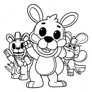 Fnaf Bảo Mật Rạn Nứt Tranh Tô Màu