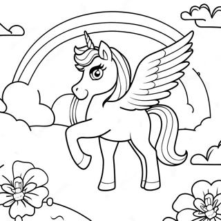 Trang To Mau Alicorn Trong Canh Sac Cau Vong 73113-16719