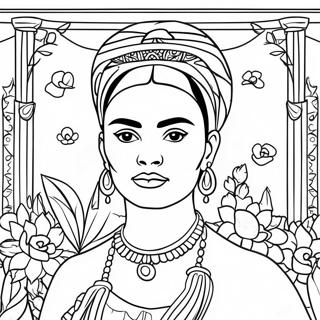 Frida Kahlo Tranh Tô Màu