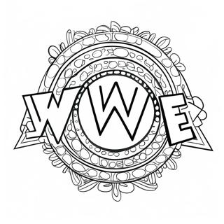 Noi Cac Diem Logo Wwe Vui Nhon Tranh Tô Màu
