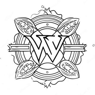 Noi Cac Diem Logo Wwe Vui Nhon Tranh Tô Màu