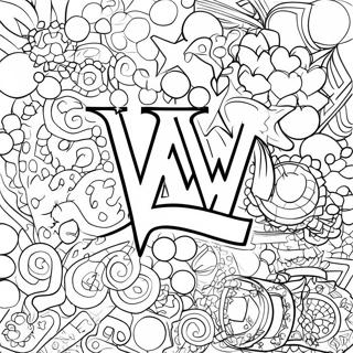 Noi Cac Diem Logo Wwe Vui Nhon Tranh Tô Màu