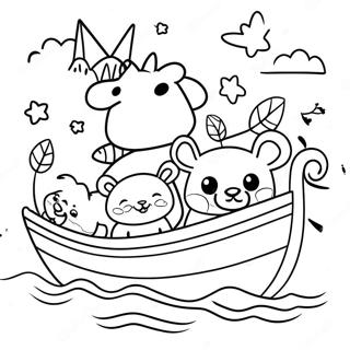 Trang To Mau Dong Vat Con De Thuong Tren Tau Noah 74344-17677