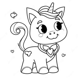 Trang Tô Màu Mèo Unicorn Huyền Bí Tranh Tô Màu