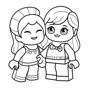 Trang To Mau Cuoc Phieu Luu Lego Friends Day Mau Sac 75858-18850