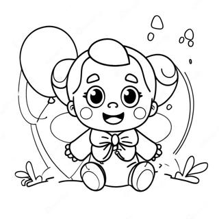 Trang To Mau Em Be Khoc Vui Ve Voi Bong Bay 76220-19140