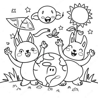 Trang To Mau Dong Vat Vui Ve Chao Mung Ngay Trai Dat 76296 19197