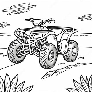 Trang Tô Màu Xe Bốn Bánh Tranh Tô Màu