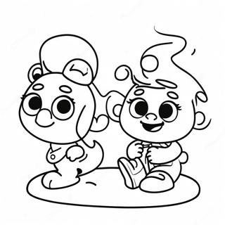 Trang Tô Màu Muppet Babies Phiêu Lưu Tranh Tô Màu