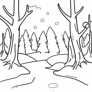 Trang To Mau Phong Canh Rung Tuyet 79848-21922