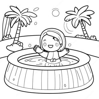 Trang To Mau Tre Em Choi Trong Ho Boi 80517 22441