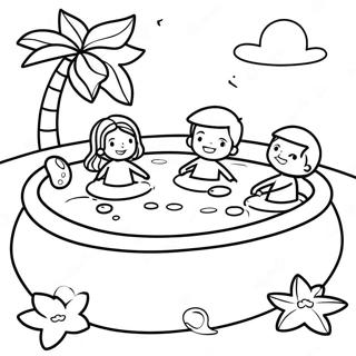 Trang To Mau Tre Em Choi Trong Ho Boi 80517 22444