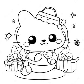 Giáng Sinh Sanrio Tranh Tô Màu