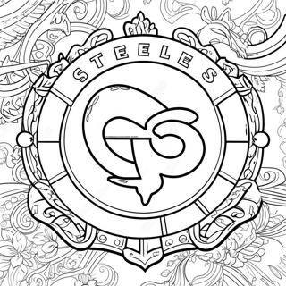 Trang To Mau Logo Steelers 81878-23494