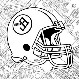 Trang To Mau Logo Steelers 81878-23495