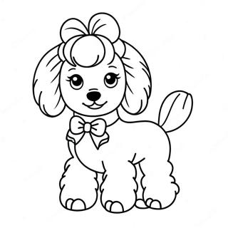 Trang To Mau Cho Poodle Bong Xu Voi No 84393-25496