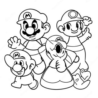 Trang To Mau Cac Nhan Vat Super Mario Day Mau Sac 84726-25749