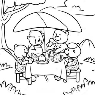 Trang To Mau Cuoc Phieu Luu Picnic Cua Gau Berenstain 85034-26084