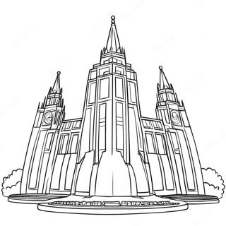 Trang Của Mormon Trang tô màu