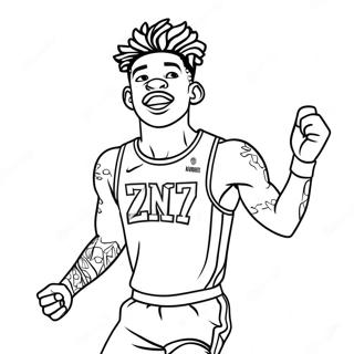 Ja Morant Trang tô màu