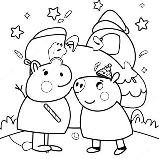 Trang To Mau Peppa Pig Va Ban Be Trong Cuoc Phieu Luu Giang Sinh 85262-26249