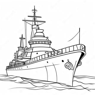 Tàu Chiến Trang tô màu