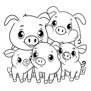 Trang To Mau Gia Dinh Heo Con Dang Yeu 86338-27100