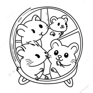 Những Người Bạn Lông Xù Trang tô màu