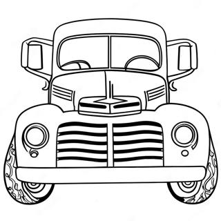 Trang To Mau Xe Tai Co Dien 86852-27497