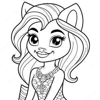 Trang To Mau Clawdeen Wolf Monster High 87875-28463