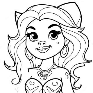 Trang To Mau Clawdeen Wolf Monster High 87875-28464