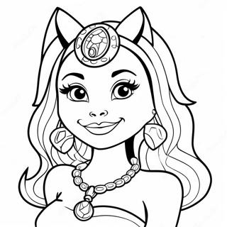 Trang To Mau Clawdeen Wolf Voi Phu Kien Thoi Trang 87877-28291