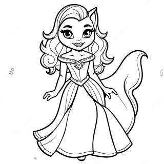 Trang To Mau Clawdeen Wolf Trong Bo Vay Tuyet Dep 87879-28299