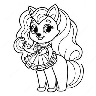 Trang To Mau Clawdeen Wolf Trong Bo Vay Tuyet Dep 87879-28477