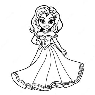 Trang To Mau Clawdeen Wolf Trong Bo Vay Tuyet Dep 87879-28480