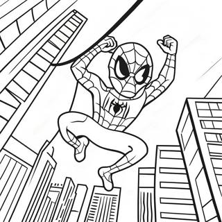 Trang To Mau Spiderman Dang Yeu Dang Du Qua Thanh Pho 88571-29002