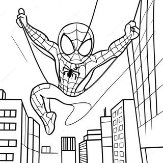 Trang To Mau Spiderman Dang Yeu Dang Du Qua Thanh Pho 88571 29004