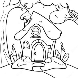 Ngoi Nha Tien Huyen Bi Voi Anh Sang Lap Lanh To Mau 88909-29275