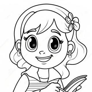 Trang To Mau Nhan Vat Dork Diaries Hai Huoc 88983-29317