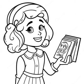 Trang To Mau Nhan Vat Dork Diaries Hai Huoc 88983-29318