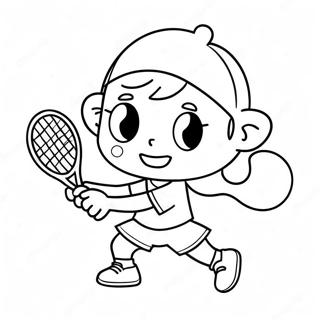 Trang To Mau Van Dong Vien Tennis Hoat Hinh De Thuong 89188-29479