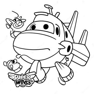 Trang To Mau Super Wings 89213-29495