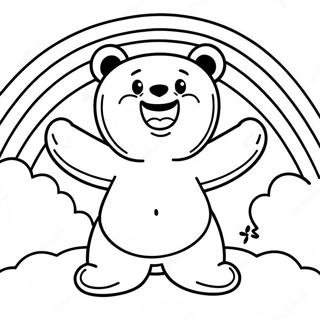 Gummy Bear Hanh Phuc Tren Cau Vong Trang To Mau 90300 30342