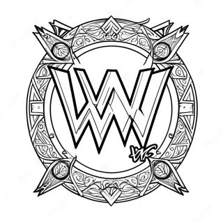 Trang To Mau Logo Wwe 90533-30522