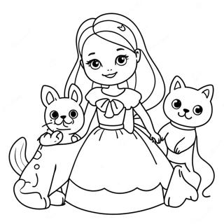 Trang To Mau Barbie Voi Thu Cung De Thuong 90867-30788