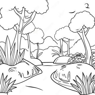 Trang To Mau Canh Quan Nhieu Mau Garten Of Banban 6 91357-31239